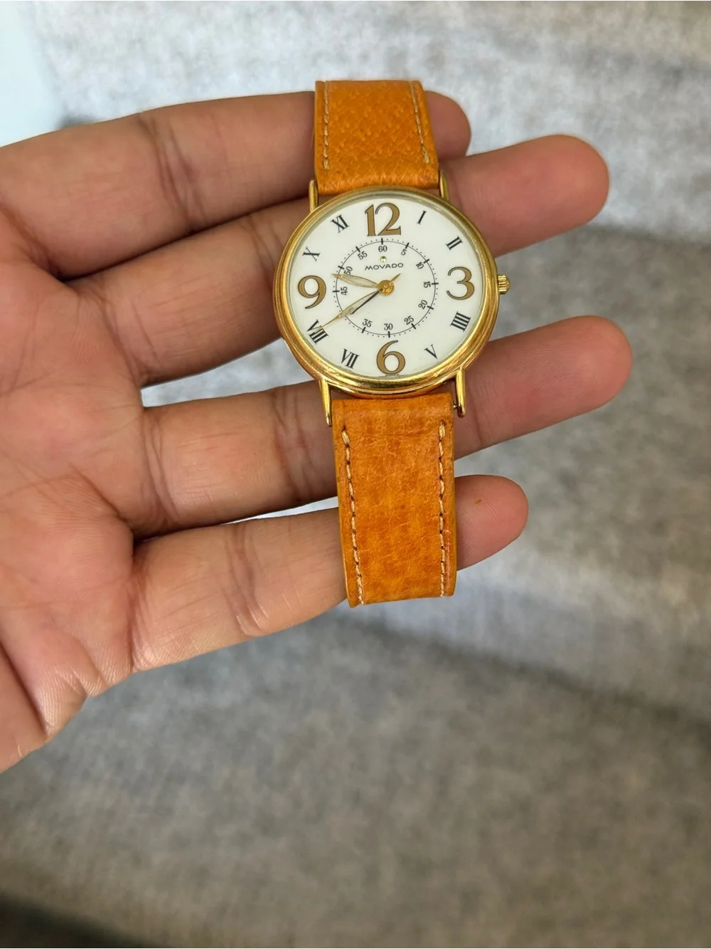 Movado elegant wristwatch